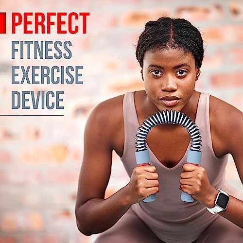 Zenooze's Power Twister Flex Bar, The Ultimate Upper Body Exercise Equipment for Strengthening Your Chest Workout, Shoulders,Biceps, Arms, Forearm Strengthener, Resorte para Hacer Ejercicio