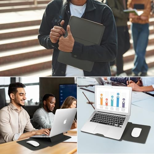 HoYiXi 15.6" Laptop Sleeve-Compatible with MacBook Pro 16/15.4'' MacBook Pro 15, Mac Air 15 - Waterproof Soft 15 16 inch pc case for HP, Dell, 15 inch Laptop Sleeve case,Grey