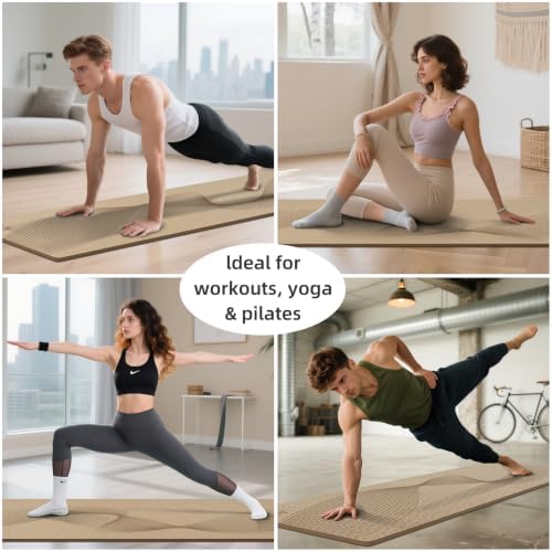 ILILI Exercise Mat 72''x25''×0.3''(8MM)