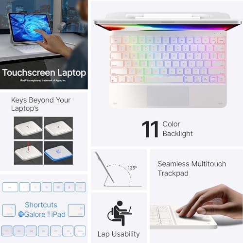 typecase Edge Magic-Style Magnetic Keyboard Case for iPad Air 13/Pro 12.9