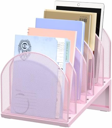 5-Section Desk File Organizer