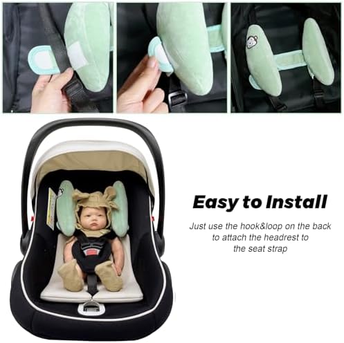 Baby Travel Pillow,Carseat Head Support for Infant,Baby Neck Support Pillow