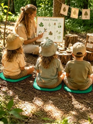 Sportneer Sitting Pad, Kid-Sized Waterproof Foldable Seat Mat, Portable Camping Cushion for Outdoor Adventures, Daycare, Park & Family Picnics