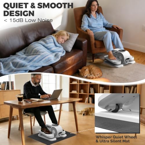 Under Desk Elliptical Leg Exerciser as Seen on TV Sitting for Senior