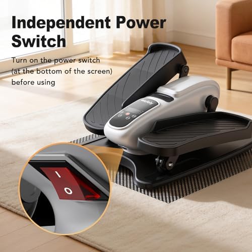 Under Desk Elliptical Leg Exerciser While Sitting for Seniors