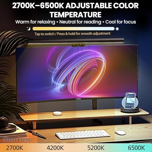 Monitor Light Bar 19.7", No-Glare Asymmetric Desk Screen Lamp