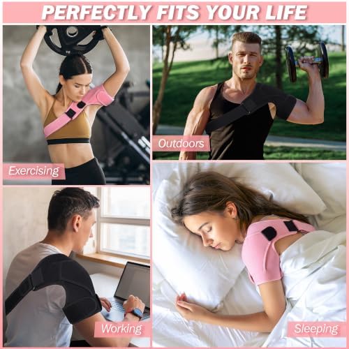 Shoulder Brace for Women Men, Rotator Cuff Support Brace for Pain Relief
