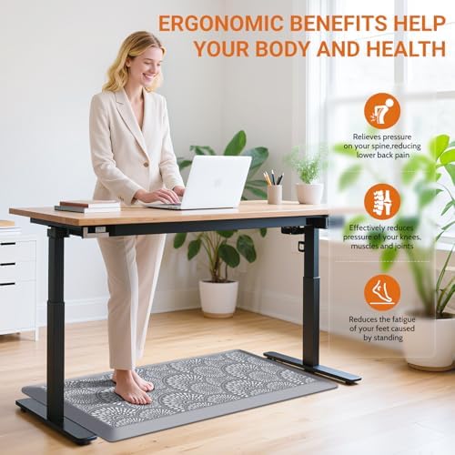 Mattitude 4/5 Inch Kitchen Mat, Waterproof Non-Slip Standing Mats and Rugs