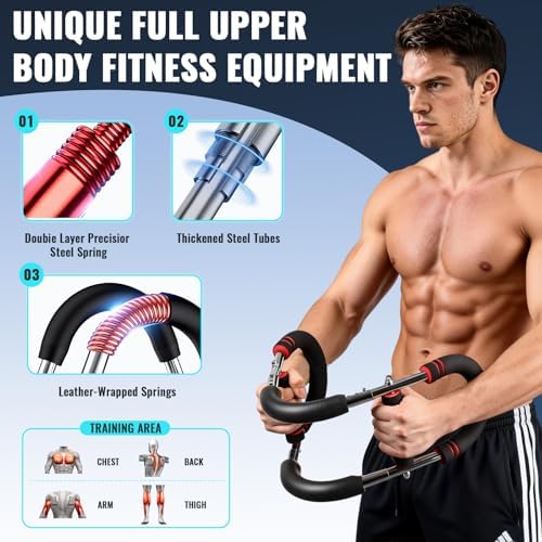 Twister Arm Trainer, Adjustable Chest Workout Equipment for Men & Women, Home Gym Strength Trainer