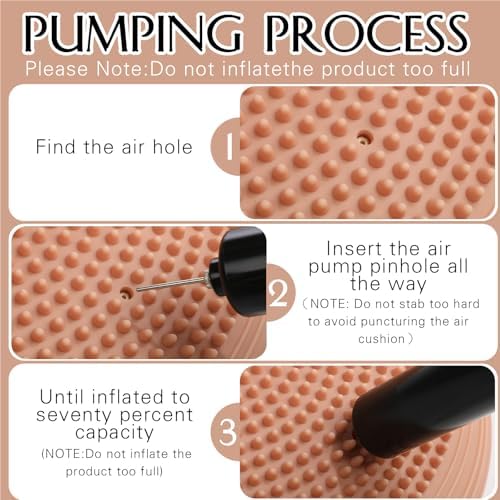 Libima 4 Pcs Wiggle Seat Inflated Wobble Cushion for Kids