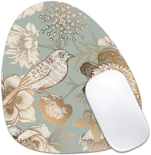 Water Drop Mouse Pad 7.3x8in Non-Slip for Laptop, Turtle