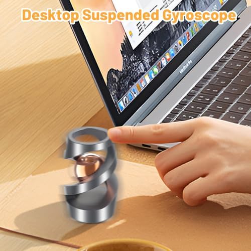 Upgraded Kinetic Spinning Desk Toy, Stress Relief Gadget, Rose Gold