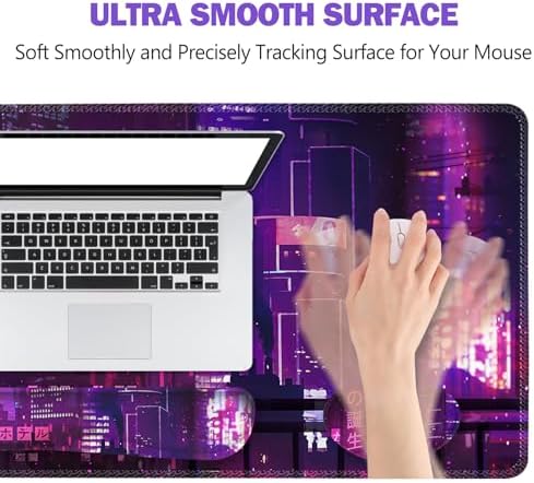 ToLuLu Extended Mouse Pad, Memory Foam Ergonomic Wrist Rest Support Set