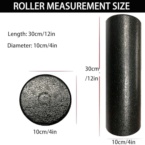Hard Travel Size Back Roller, High Density Foam Roller for Exercise