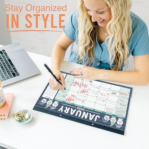 Large Desk Calendar 2026 - Desktop Calendar 2026-2027