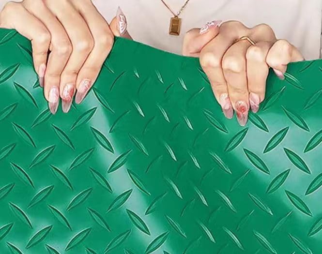 1 Pack Odorless Anti-Fatigue Mat Anti-Static Anti-Fatigue Inline Foot Mat (Green,0.9Mx0.6Mx20mm)