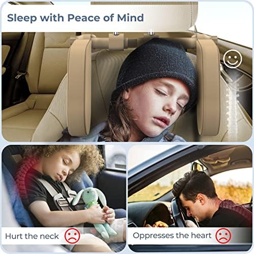 Adjustable Car Headrest Pillow, Road Pal Car Headrest