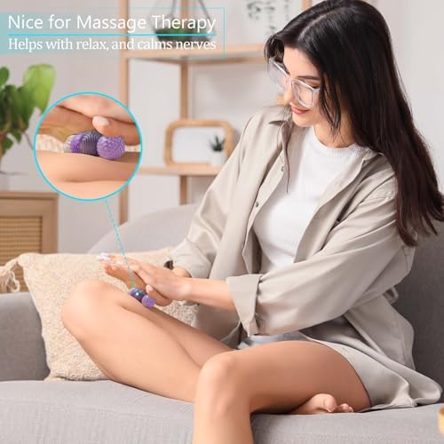 luckdoor Silicone Magnetic Balls Fidget Toys for Adults & Teens,8PCS Stress Relief Sensory Toys for Autism ADHD Anxiety,Fun Textures Gadgets,Office Desk Toy,Stocking Stuffers for Men Women Teen Gifts