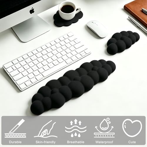 Cloud Wrist Rest for Computer Keyboard,Mouse Wrist Rest,Keyboard Wrist Rest