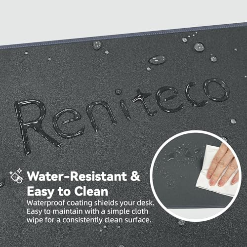 Reniteco Large Office & Gaming Mouse Pad, 27.6" x 11.8" x 0.08"