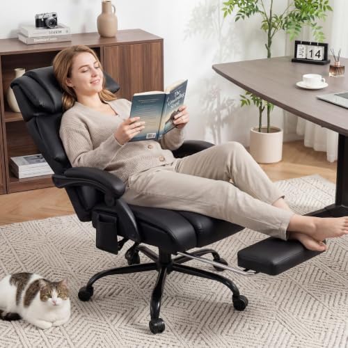 HOFFREE 8-Point Vibration Massage Office Chair with Heat for Home Office