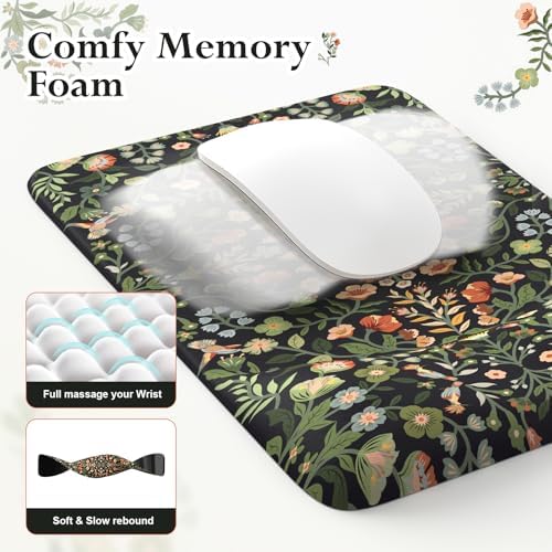 iLeadon Mouse Pad Set, Non Slip Desk Mat with Keyboard Wrist Rest