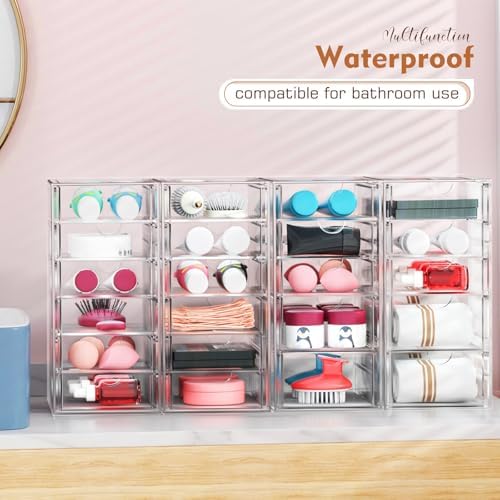 ARSTPEOE 22-Drawer Acrylic Storage & Makeup Organizer for Desk, Bath
