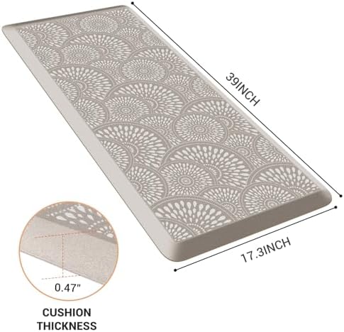 Mattitude Kitchen Mat, Waterproof Non-Slip Standing Mats and Rugs