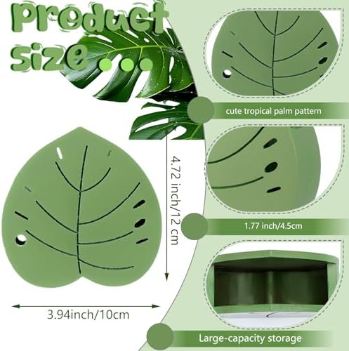 Tenceur Tropical Palm Pen Holder for Desk Large Capacity Pencil Holder