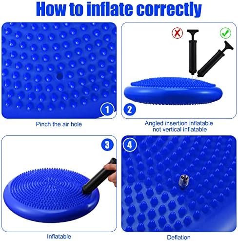 Sotiff 4 Pcs Wobble Balance Disc Pump