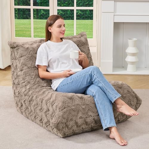 Hobestluk Big Bean Bag Chairs for Adults Fireside BeanBag Couch Togo Sofa