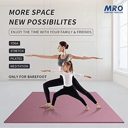 MRO Extra Large Yoga Mat, 12'x6'/9'x6'/7'x5'/6'x4' (9MM)