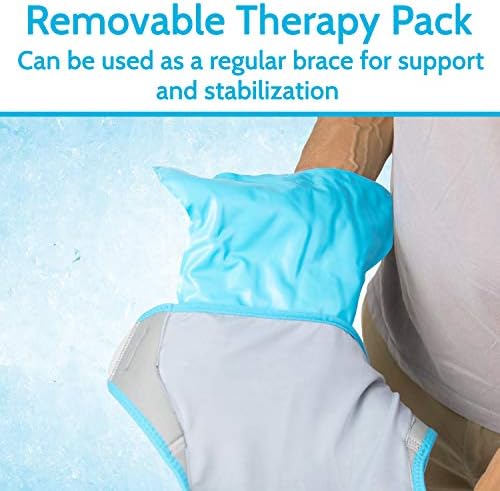 Arctic Flex Shoulder Ice Pack Brace - Rotator Cuff Cold Gel Wrap Therapy
