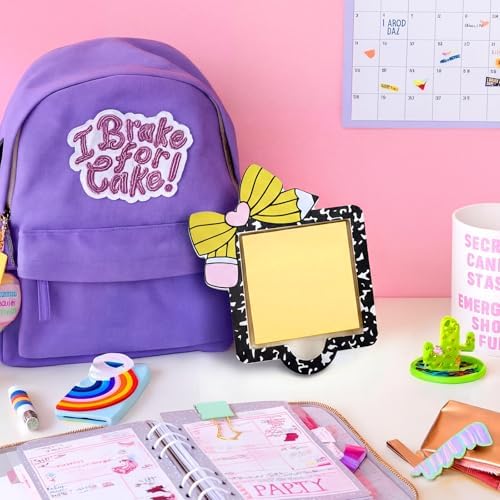 Back to School Sticky Note Holder Pencil Bow for Teacher Desk