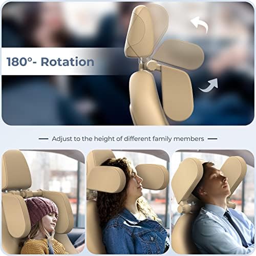 Adjustable Car Headrest Pillow, Road Pal Car Headrest