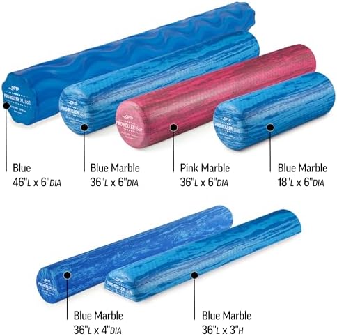 OPTP PRO-Roller Soft Density Foam Roller – Round, Pink, 36" x 6"