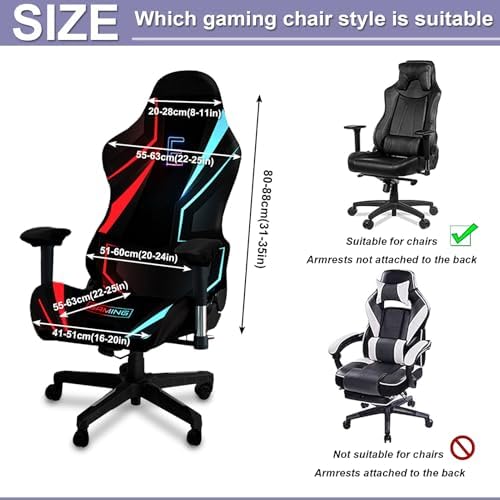 Gaming Chair Covers Only, 3D Printing Soft Fit Scratch Resistant