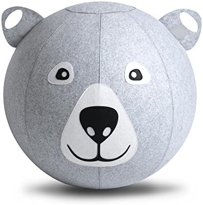 Vivora Niko - Sitting Ball Chair for Office and Home, Lightweight Self-Standing Ergonomic Posture Activating Exercise Ball Solution with Handle & Cover, Classroom & Yoga