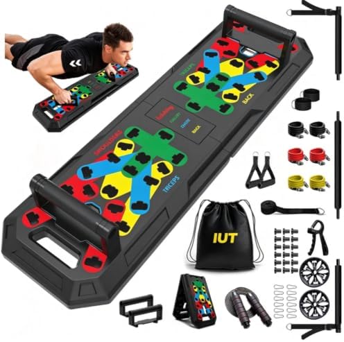 Push Up Board,Foldable Pushup Board for Man,Portable 30 in 1 Push Up Bar