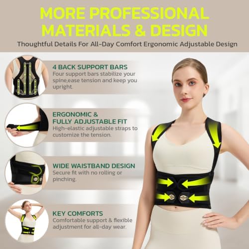 AOFIT Posture Corrector for Scoliosis, Hunchback, Office Work Daily Wear