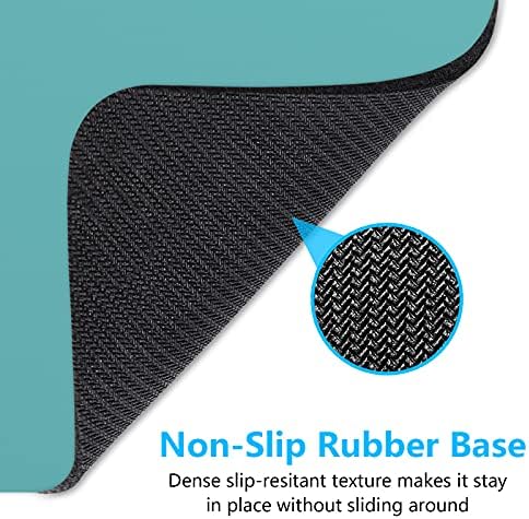 Dapesuom Small Mouse Pad, 6 x 8 Inch Thick Rubber Premium-Textured Non-Slip Portable & Washable Mini Mouse Mat for Women Men Wireless Laptops Keyboard Tray Gaming Work Computer Travel, Malachite Green