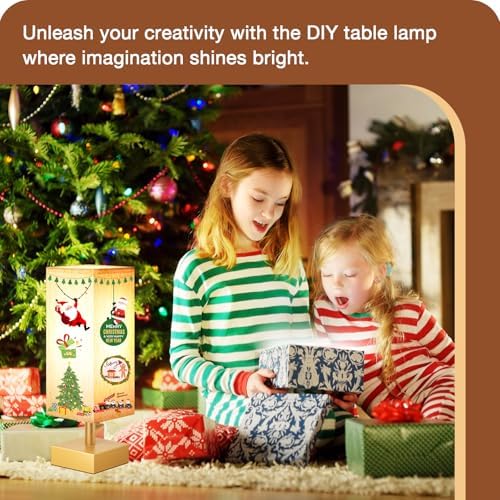 aooshine Gold Small Bedside Lamp for Bedroom - Square Cream Fabric Shade