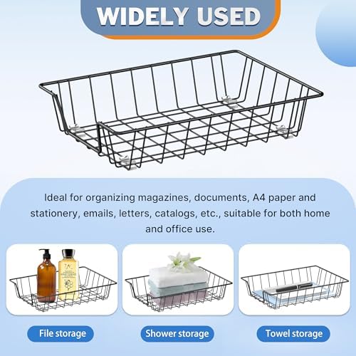 A4 Letter Magazine Desk File Storage Tray Organizer Bin (1)