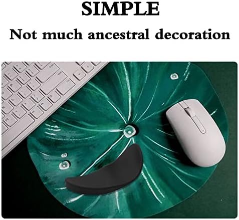 Ergonomic Mouse Wrist Rest Support, Sliding Wrist Pad that Moves with Mouse for Office Work, Gaming, Coding, Relief Sliding Gliding Wrist Pad (Black)