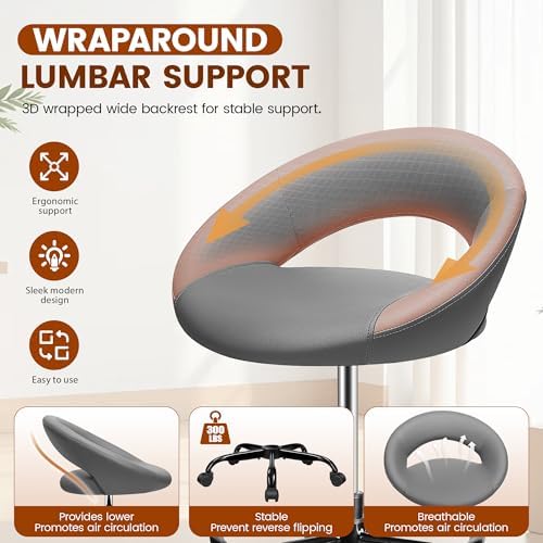 Drafting Chair for Standing Desk, Counter Height Rolling Stool