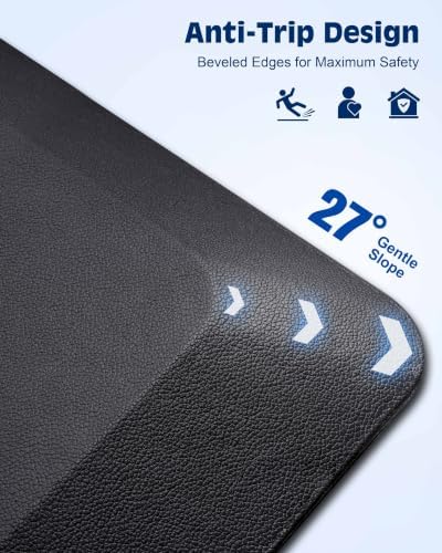 FEATOL 1 Inch Extra Thick Anti-Fatigue Mat for Standing Desk & Kitchen