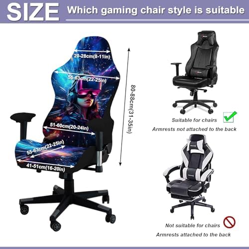 Gaming Chair Covers Only, 3D Printing Soft Fit Scratch Resistant