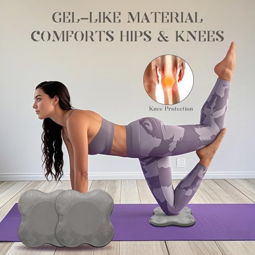 2-4 Pack Yoga Knee Pads, TPE Cushion for Pilates Exercise