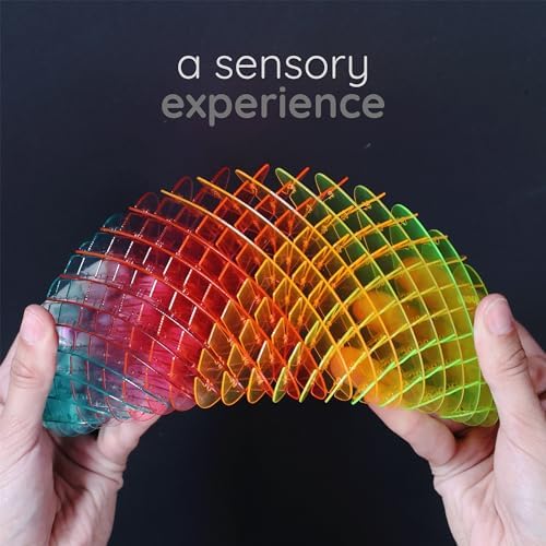 Morf Worm 3D Sensory Fidget Toy, Rainbow, Large