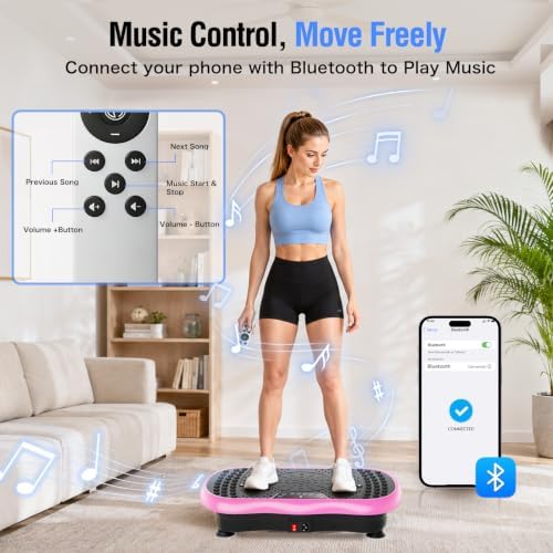 Vibration Plate Exercise Machine with 200 Speeds & 10 Presets
